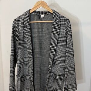 H&M Monochrome Checkered Women's Blazer